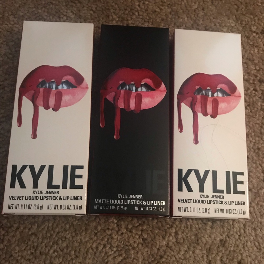 Kylie Lip Kits Authentic Matte & Velvet NEW REDS